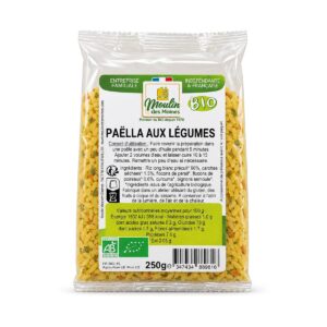 Paëlla aux légumes 250 g - Moulin des Moines, Biomonde Lavaur