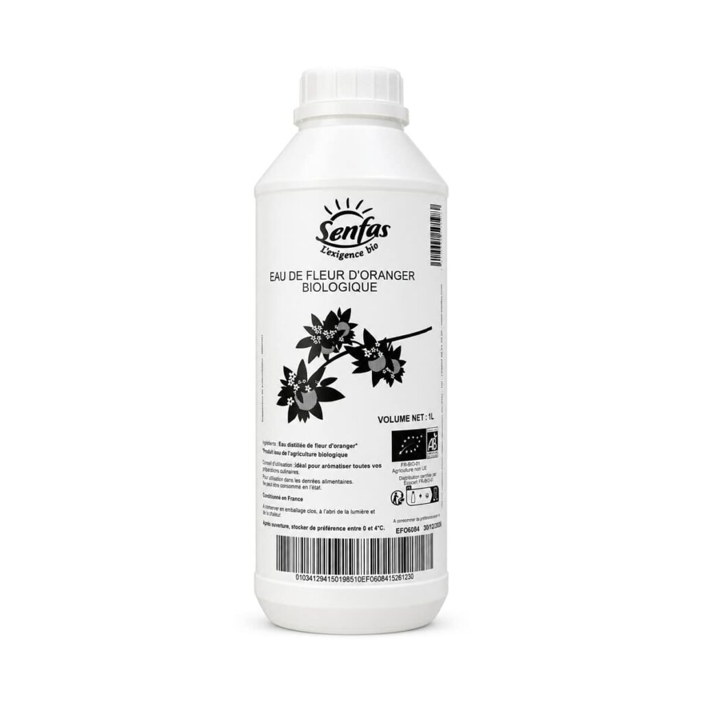 Eau de fleur d’oranger 1 L Senfas