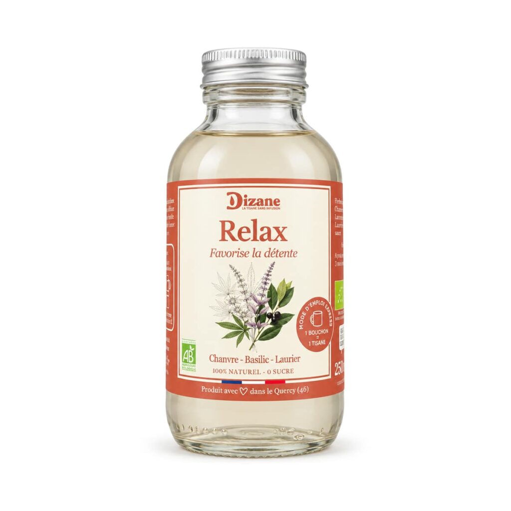 Dizane hydrolat concentré Relax 250 ml La Ferme de Vanadal