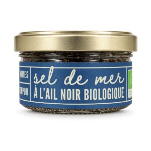 Sel à l’ail noir biologique 50 g - L’ETUVERIE, Biomonde Lavaur