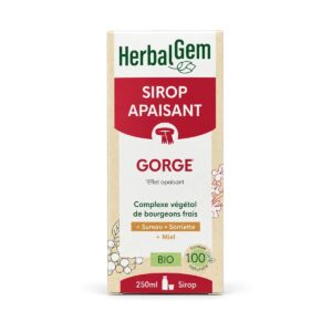 SIROP APAISANT 250ML HERBALGEM, Biomonde Lavaur
