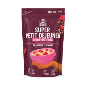 Super petit-déjeuner framboise amande 360 g - Iswari, Biomonde Lavaur